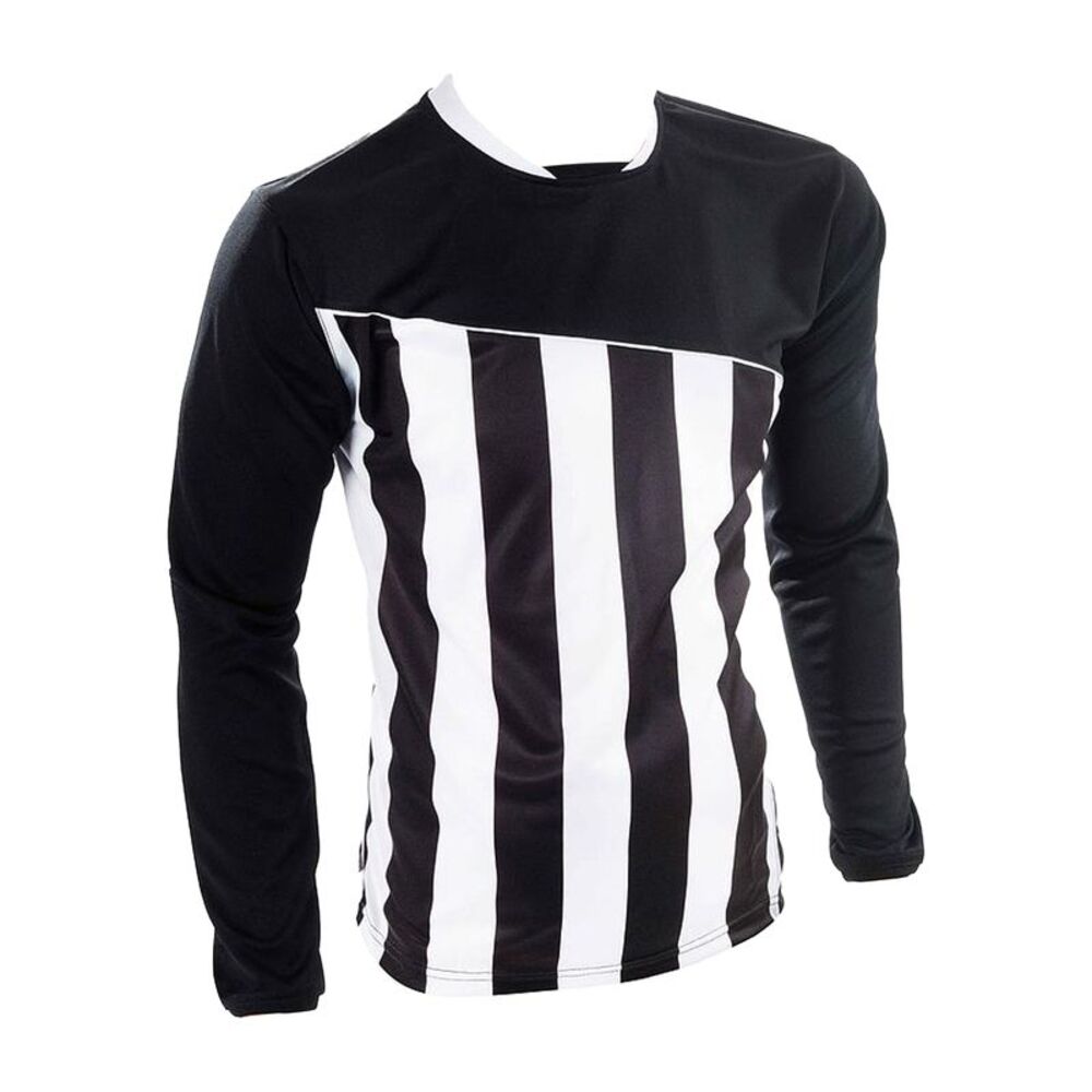 Precision Unisex Adult Valencia Football Shirt / Black/White